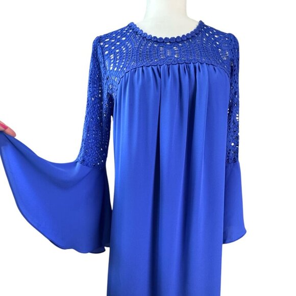 Lilly Pulitzer Amenna Dress Womens Size 8 in Royal Purple Style 000259 $198 - Picture 5 of 11